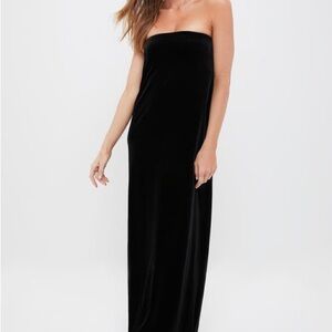 Tuckernuck Black Velvet Sonya Dress